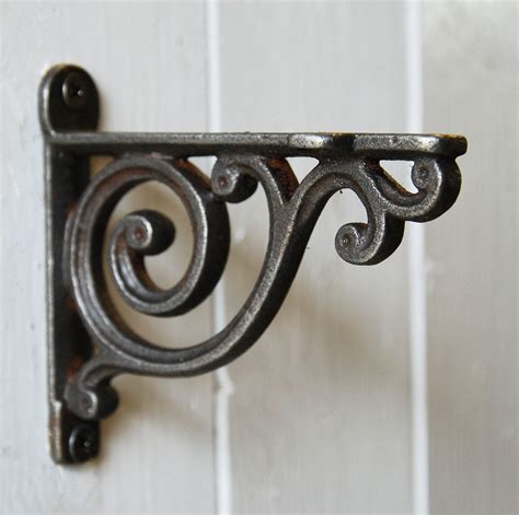 ornamental metal brackets|decorative wall brackets for shelving.